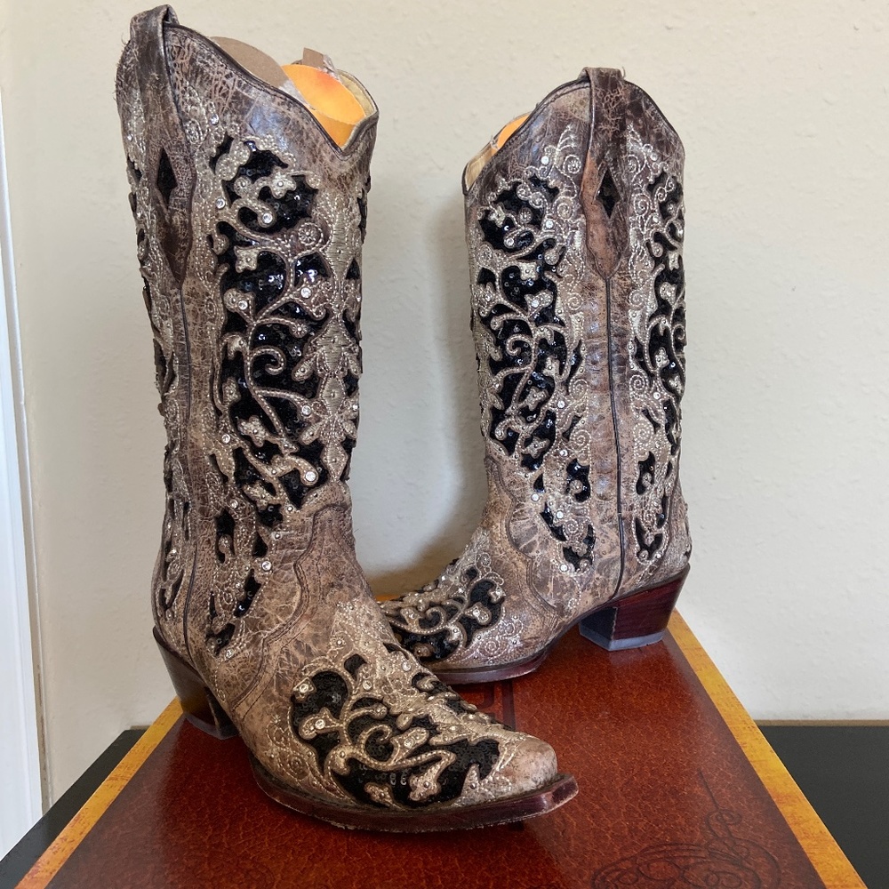 Cowboy boots.